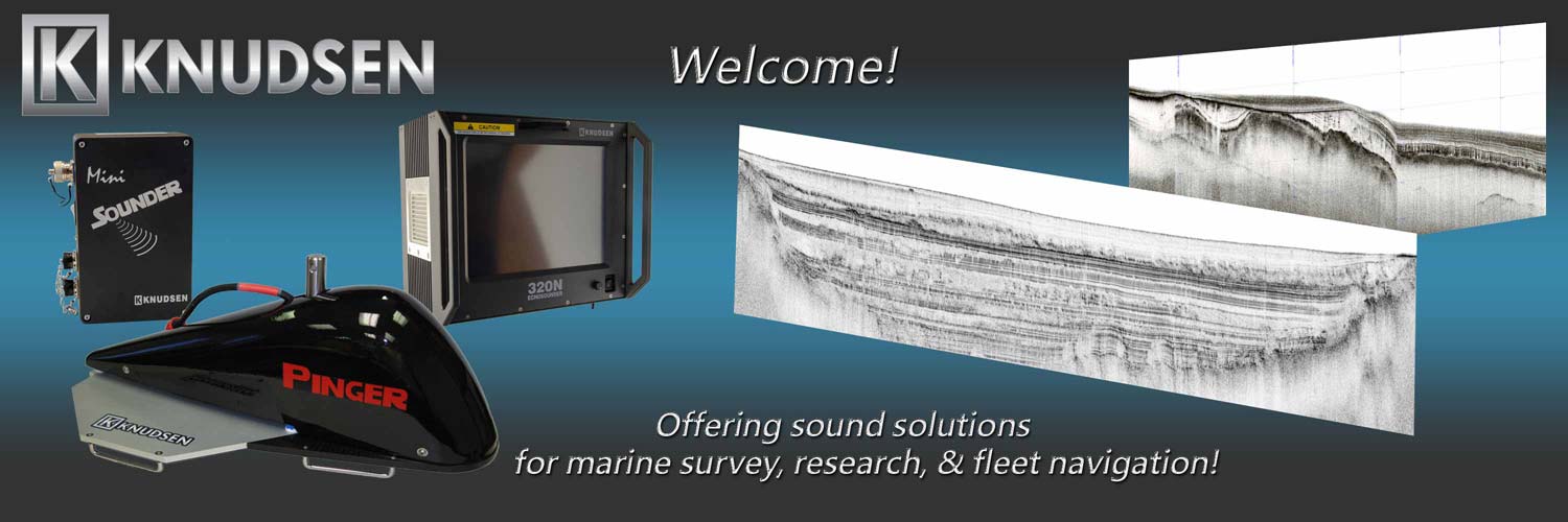 Welcome to KNUDSEN, let us help you find the single beam echosounder for your survey needs